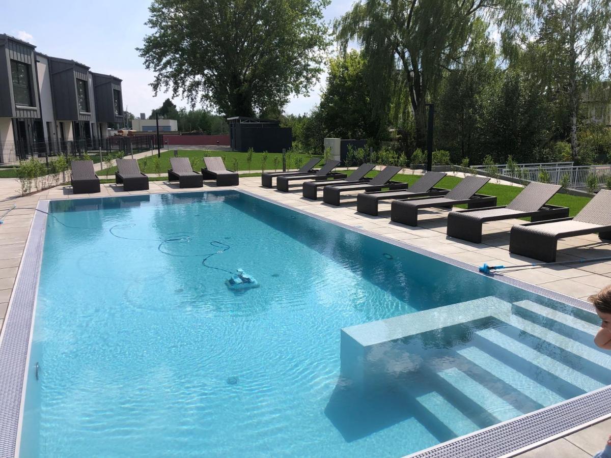 25H Spa-Residenz Pools In & Out, Private Garden & Beach 네우시에들암시 외부 사진