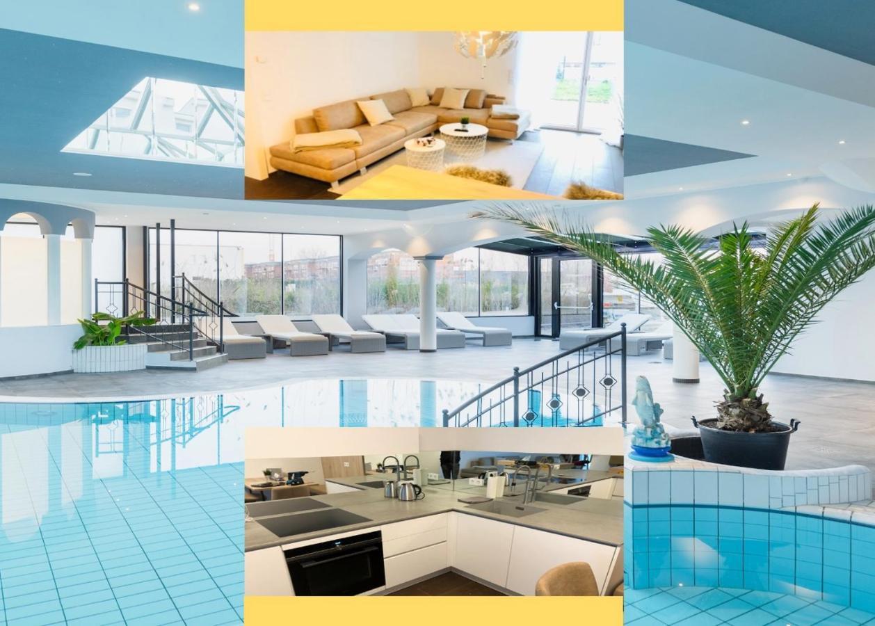 네우시에들암시 25H Spa-Residenz Pools In & Out, Private Garden & Beach 아파트 외부 사진